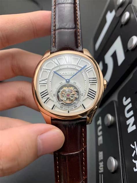 cartier tourbillon replica|drive de cartier tourbillon watch.